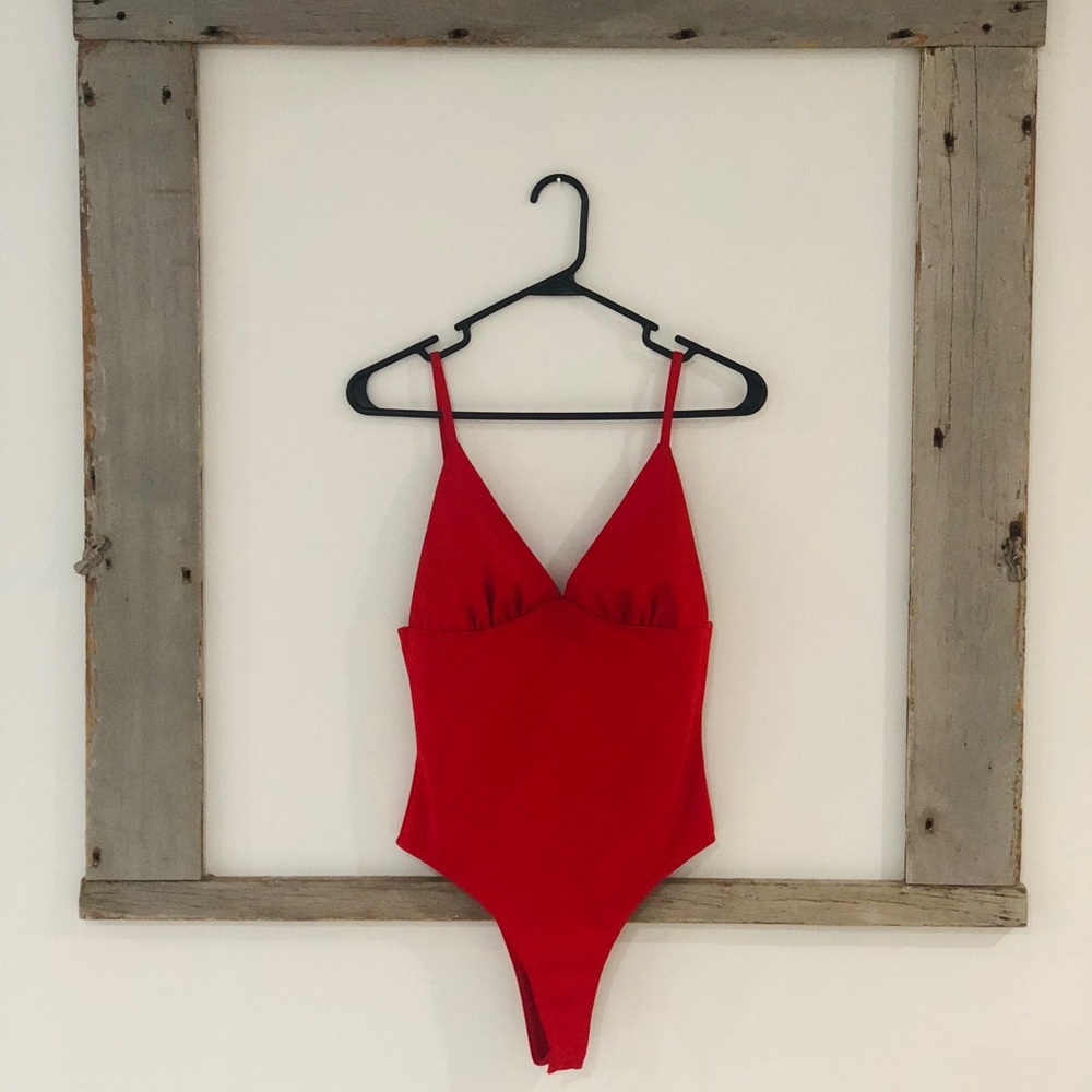 Brand New Red Bodysuit